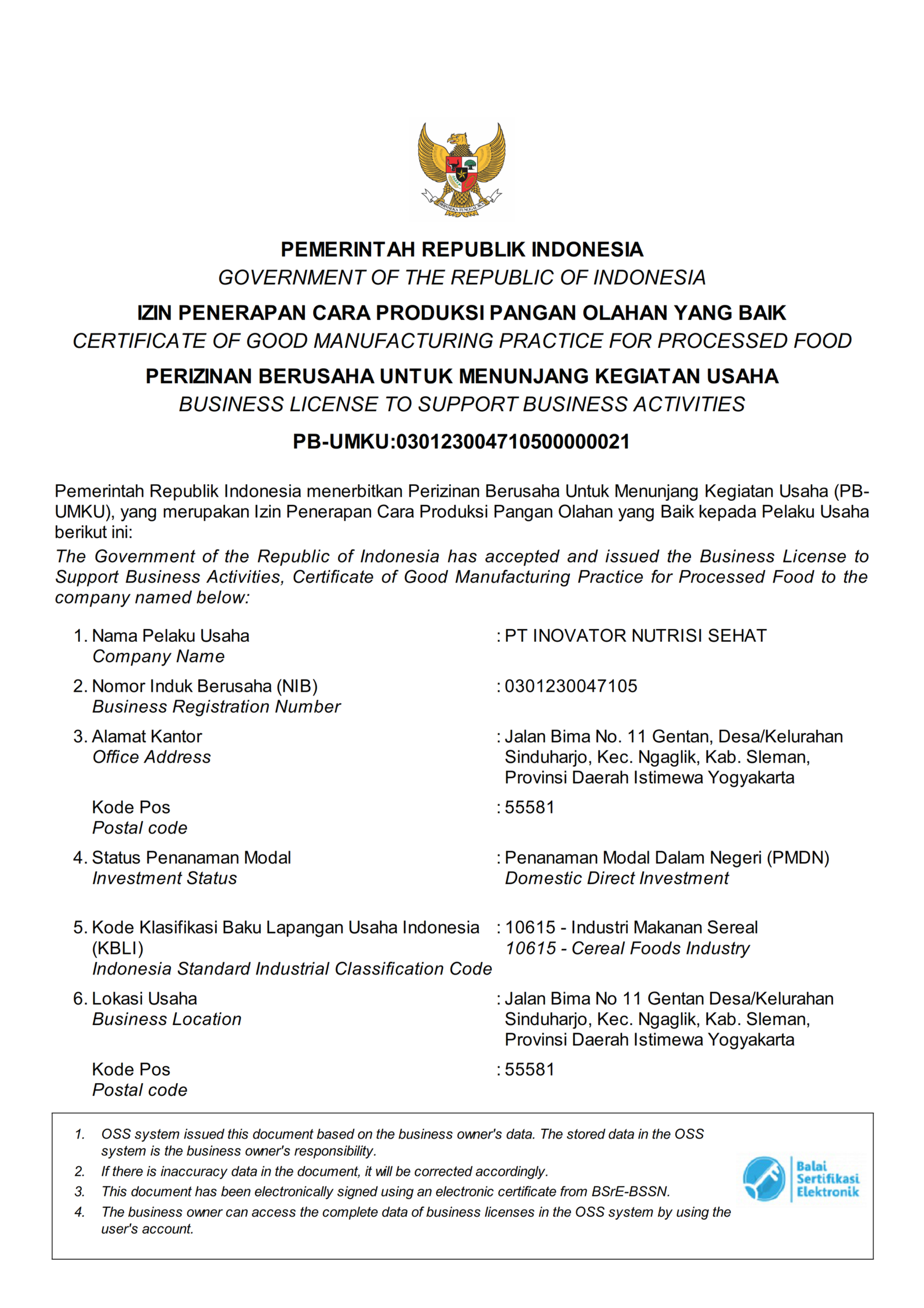 IP CPPOB 10615 Minuman Serbuk Biji-Bijian dan Sereal_001